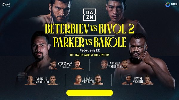 Beterbiev vs Bivol II PPV 2/22/25 22nd February 2025