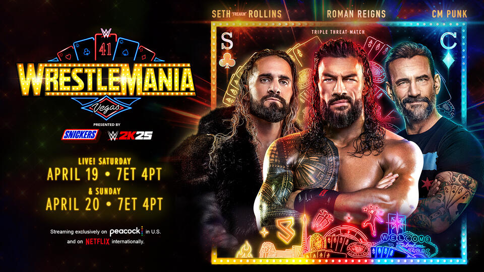 WWE WrestleMania 41 2025 Night 1 PPV Live