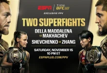 U@C 322 Della Maddalena vs. Makhachev PPV Pay Per View