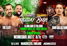 AEW Dynamite Collision Holiday Bash Live