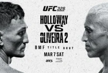UFC 326 Holloway vs Oliveira 2 PPV Live Pay Per View